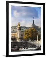 Grand Palais and Pont Alexandre Iii Bridge, Paris, France-Walter Bibikow-Framed Photographic Print