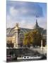 Grand Palais and Pont Alexandre Iii Bridge, Paris, France-Walter Bibikow-Mounted Photographic Print