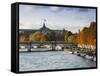 Grand Palais and Seine River, Paris, France-Walter Bibikow-Framed Stretched Canvas