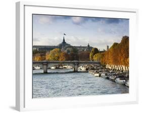 Grand Palais and Seine River, Paris, France-Walter Bibikow-Framed Photographic Print