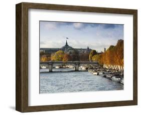 Grand Palais and Seine River, Paris, France-Walter Bibikow-Framed Photographic Print