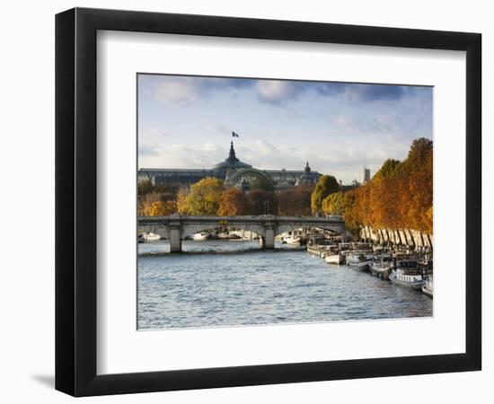 Grand Palais and Seine River, Paris, France-Walter Bibikow-Framed Photographic Print