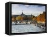 Grand Palais and Seine River, Paris, France-Walter Bibikow-Framed Stretched Canvas