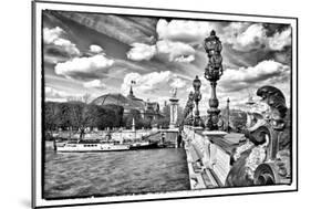 Grand Palais and The Seine River - Paris - France-Philippe Hugonnard-Mounted Photographic Print
