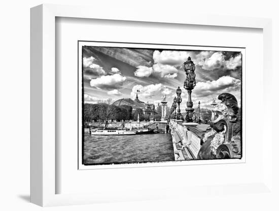 Grand Palais and The Seine River - Paris - France-Philippe Hugonnard-Framed Photographic Print