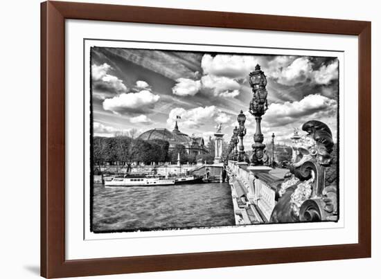 Grand Palais and The Seine River - Paris - France-Philippe Hugonnard-Framed Photographic Print