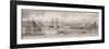 Grand Panorama of London, from the River Thames Looking Towards Shadwell, East India Docks and…-null-Framed Giclee Print