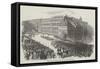 Grand Parade at Berlin, in Honour of the Vicar of the Empire-null-Framed Stretched Canvas