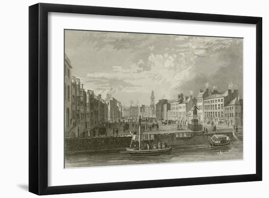 Grand Parade in Cork-William Henry Bartlett-Framed Giclee Print