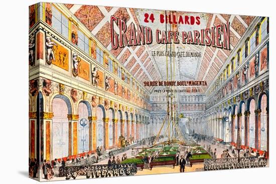 Grand Paris Billiard Hall & Café-null-Stretched Canvas