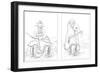 Grand Pawnees, Fort Leavenworth, Lower Missouri, 1841-Tofswill and Myers-Framed Giclee Print