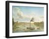 Grand Peterhof Palace at the Gulf of Finland, 1761-Mikhail Ivanovich Makhaev-Framed Giclee Print