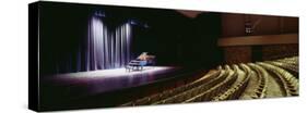 Grand Piano on a Concert Hall Stage, University of Hawaii, Hilo, Hawaii, USA-null-Stretched Canvas
