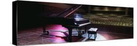 Grand Piano on a Concert Hall Stage, University of Hawaii, Hilo, Hawaii, USA-null-Stretched Canvas