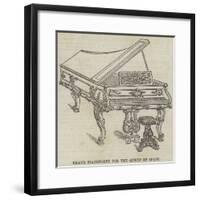 Grand Pianoforte for the Queen of Spain-null-Framed Giclee Print