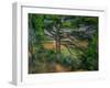 Grand Pin et Terres rouges, 1890-95 Large pine tree and red earth. Canvas, 72 x 91 cm.-Paul Cezanne-Framed Giclee Print