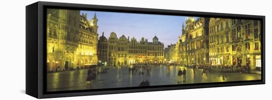 Grand Place Brussels Belgium-null-Framed Stretched Canvas