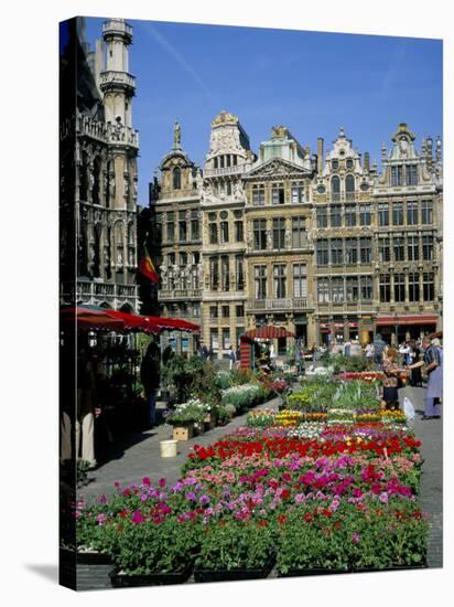 Grand Place, Brussels (Bruxelles), Belgium-Roy Rainford-Stretched Canvas