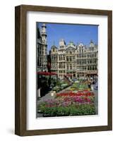 Grand Place, Brussels (Bruxelles), Belgium-Roy Rainford-Framed Photographic Print