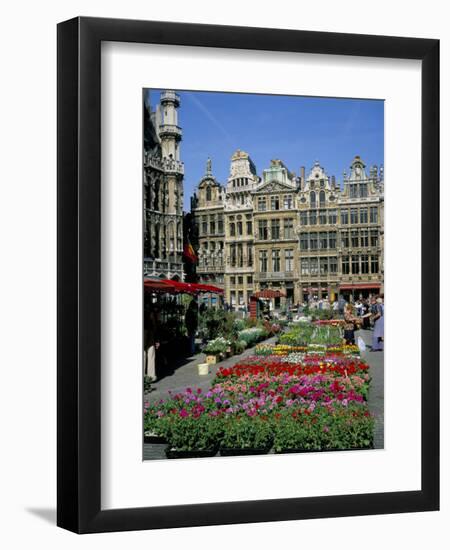 Grand Place, Brussels (Bruxelles), Belgium-Roy Rainford-Framed Photographic Print