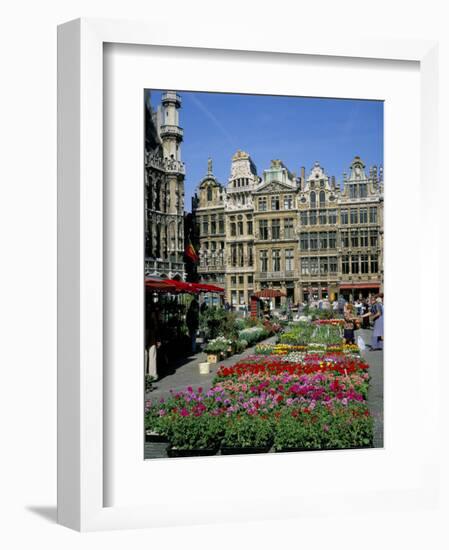 Grand Place, Brussels (Bruxelles), Belgium-Roy Rainford-Framed Photographic Print