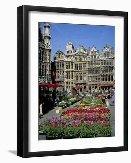 Grand Place, Brussels (Bruxelles), Belgium-Roy Rainford-Framed Photographic Print