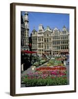 Grand Place, Brussels (Bruxelles), Belgium-Roy Rainford-Framed Photographic Print