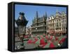 Grand Place, UNESCO World Heritage Site, Brussels, Belgium, Europe-Ken Gillham-Framed Stretched Canvas