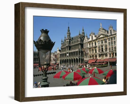 Grand Place, UNESCO World Heritage Site, Brussels, Belgium, Europe-Ken Gillham-Framed Photographic Print