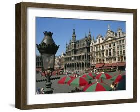 Grand Place, UNESCO World Heritage Site, Brussels, Belgium, Europe-Ken Gillham-Framed Photographic Print