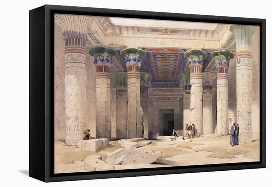Grand Portico of the Temple of Philae - Nubia, 1842-1849-David Roberts-Framed Stretched Canvas