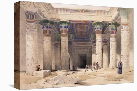 Grand Portico of the Temple of Philae - Nubia, 1842-1849-David Roberts-Stretched Canvas