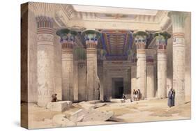 Grand Portico of the Temple of Philae - Nubia, 1842-1849-David Roberts-Stretched Canvas