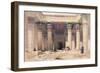 Grand Portico of the Temple of Philae - Nubia, 1842-1849-David Roberts-Framed Giclee Print