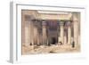 Grand Portico of the Temple of Philae - Nubia, 1842-1849-David Roberts-Framed Giclee Print