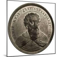 Grand Prince Daniil Aleksandrovich (From the Historical Medal Serie), 18th Century-Johann Balthasar Gass-Mounted Photographic Print