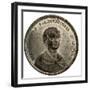 Grand Prince Yuri I Dolgorukiy (From the Historical Medal Serie), 18th Century-Johann Balthasar Gass-Framed Photographic Print