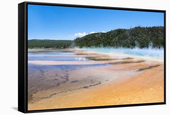 Grand Prismatic and Midway Geyser Basin-Denton Rumsey-Framed Stretched Canvas