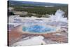 Grand Prismatic Geyser, Midway Geyser Basin, Yellowstone NP, WYoming-Howie Garber-Stretched Canvas