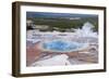 Grand Prismatic Geyser, Midway Geyser Basin, Yellowstone NP, WYoming-Howie Garber-Framed Photographic Print