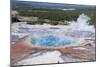 Grand Prismatic Geyser, Midway Geyser Basin, Yellowstone NP, WYoming-Howie Garber-Mounted Photographic Print