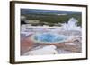 Grand Prismatic Geyser, Midway Geyser Basin, Yellowstone NP, WYoming-Howie Garber-Framed Photographic Print