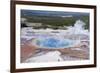 Grand Prismatic Geyser, Midway Geyser Basin, Yellowstone NP, WYoming-Howie Garber-Framed Photographic Print