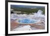 Grand Prismatic Geyser, Midway Geyser Basin, Yellowstone NP, WYoming-Howie Garber-Framed Photographic Print