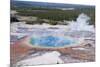 Grand Prismatic Geyser, Midway Geyser Basin, Yellowstone NP, WYoming-Howie Garber-Mounted Photographic Print