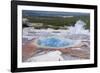 Grand Prismatic Geyser, Midway Geyser Basin, Yellowstone NP, WYoming-Howie Garber-Framed Photographic Print