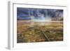 Grand Prismatic Glow, Yellowstone Wyoming-Vincent James-Framed Photographic Print