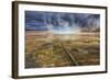 Grand Prismatic Glow, Yellowstone Wyoming-Vincent James-Framed Photographic Print