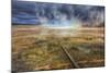 Grand Prismatic Glow, Yellowstone Wyoming-Vincent James-Mounted Photographic Print