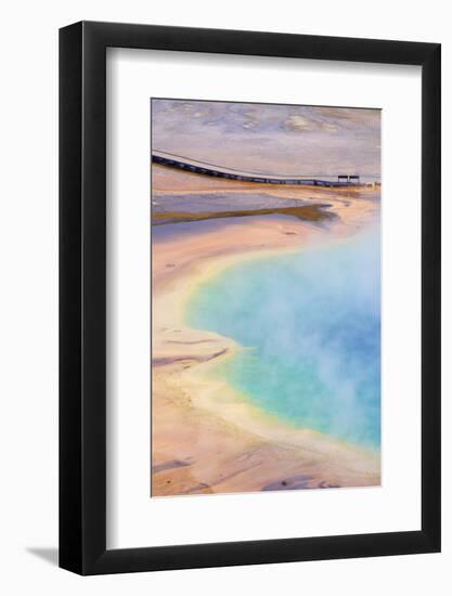 Grand Prismatic Spring in Yellowstone National Park, Usa-pedrosala-Framed Photographic Print